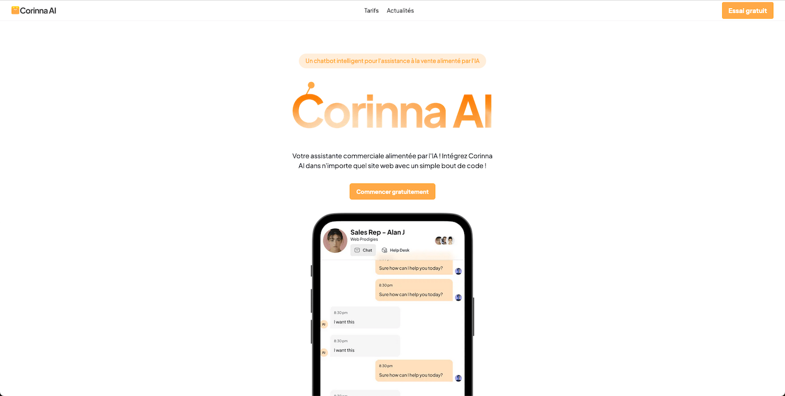 Corinna AI Logo